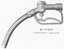Milwaukee Valve No. U-163 Gas Pump Nozzle